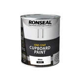 Ronseal White One Coat Cupboard Melamine & MDF Paint - Gloss 750ml